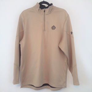 Under Armour LG Tan All Season Athletic Zip Jacket
